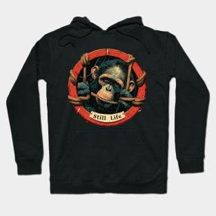 Still Life Iron Maiden monkey Hoodie